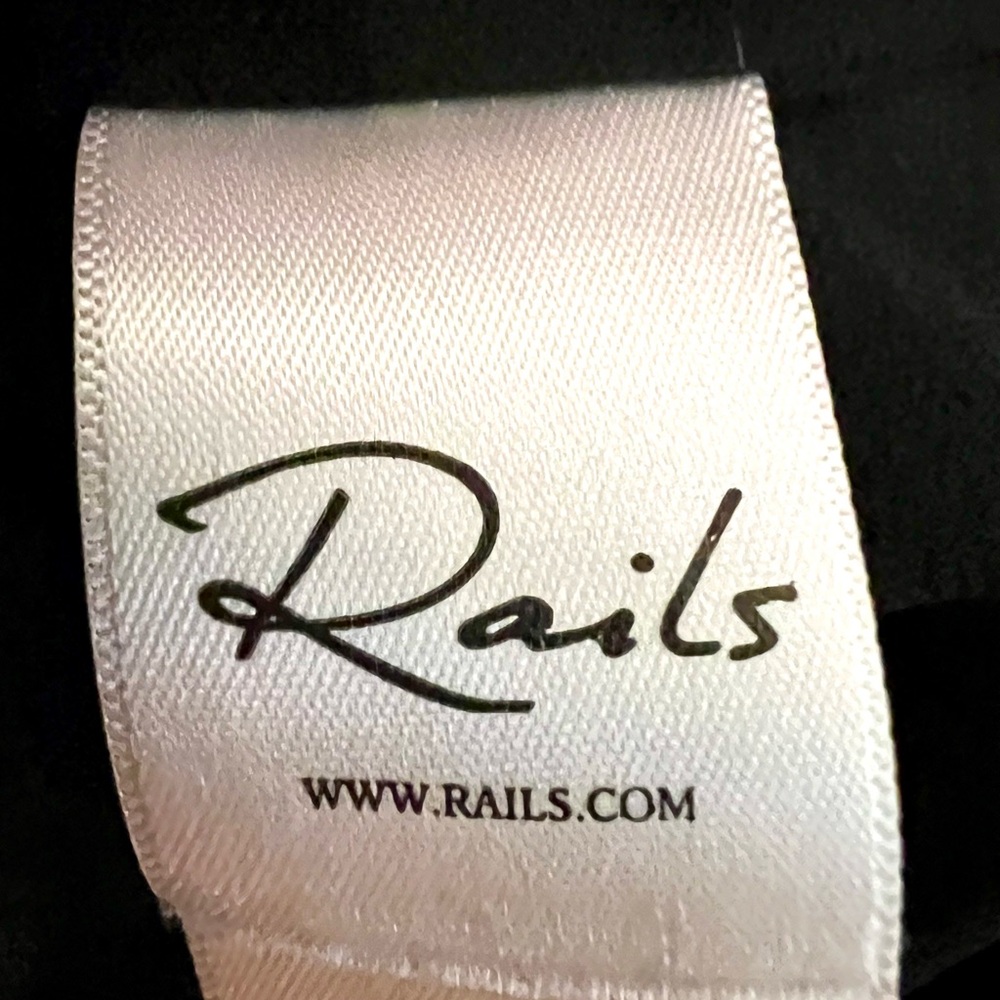 Rails Brown and Black Sheer Blouse - Picture 11 of 16